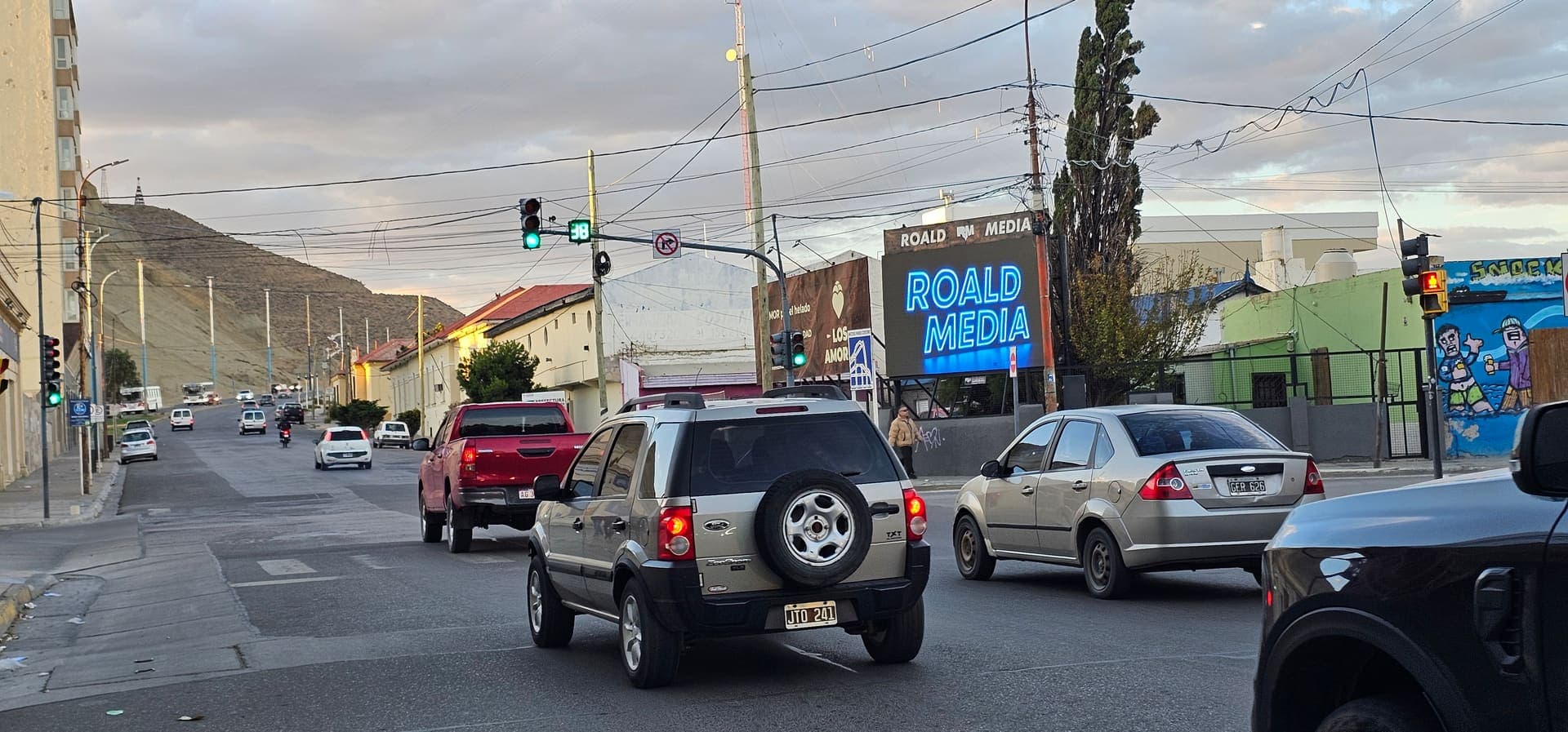Pantalla LED — Ruta 3, Comodoro Rivadavia