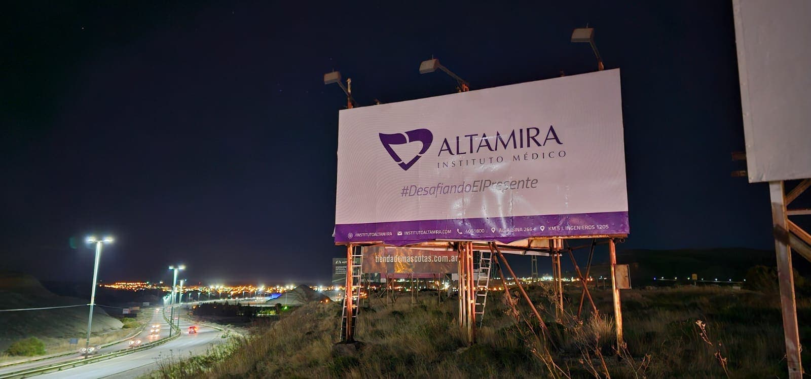 Cartel rutero — Acceso Norte, Comodoro Rivadavia
